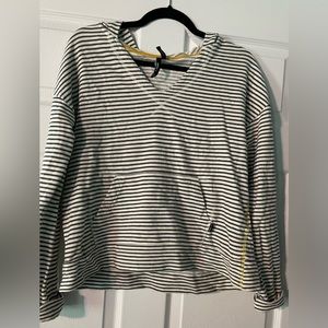 O’Neill black and white striped sweatshirt